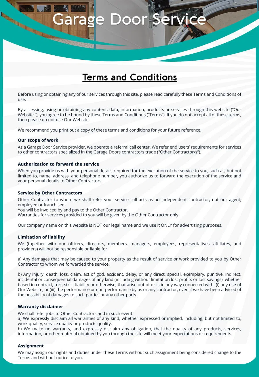 Garage Door Mobile Service Repair Dallas, TX 469-293-1116